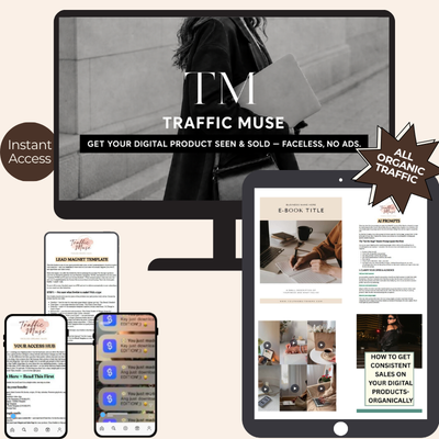 Traffic Muse digital bundle mockup